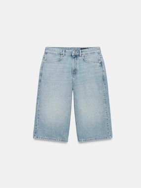 Zara MID-RISE DENIM SHORTS